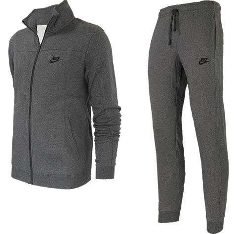 nike trainingsanzug herren grau weiss|trainingsanzüge herren.